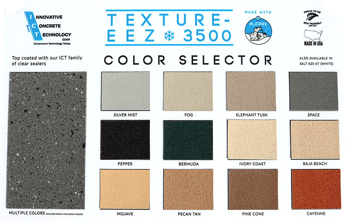 ICT TextureEEZ 3500 POOLS & SURFACES DISTRIBUTOR